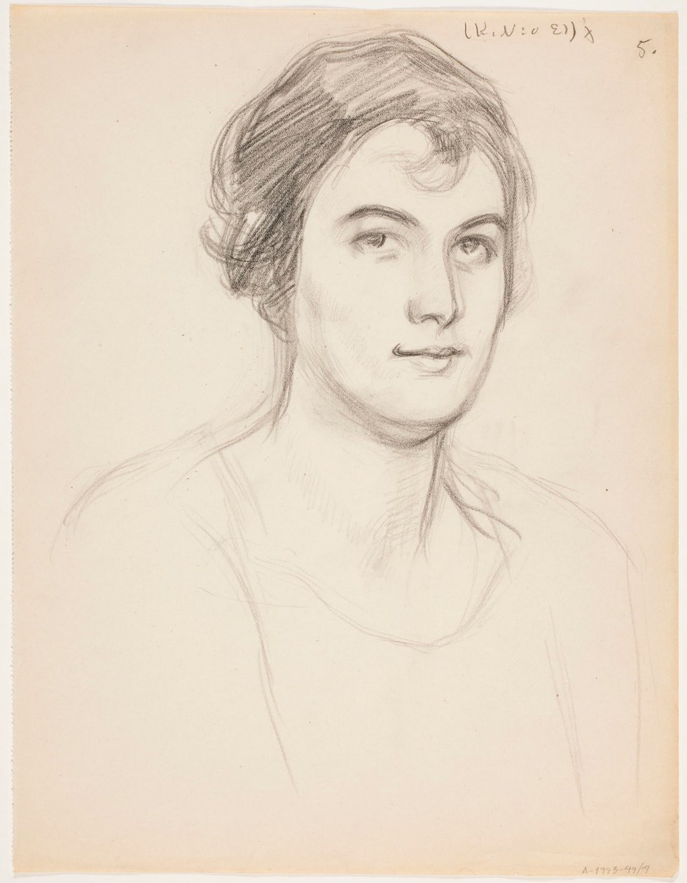 Portræt af en kvinde af Eero Järnefelt