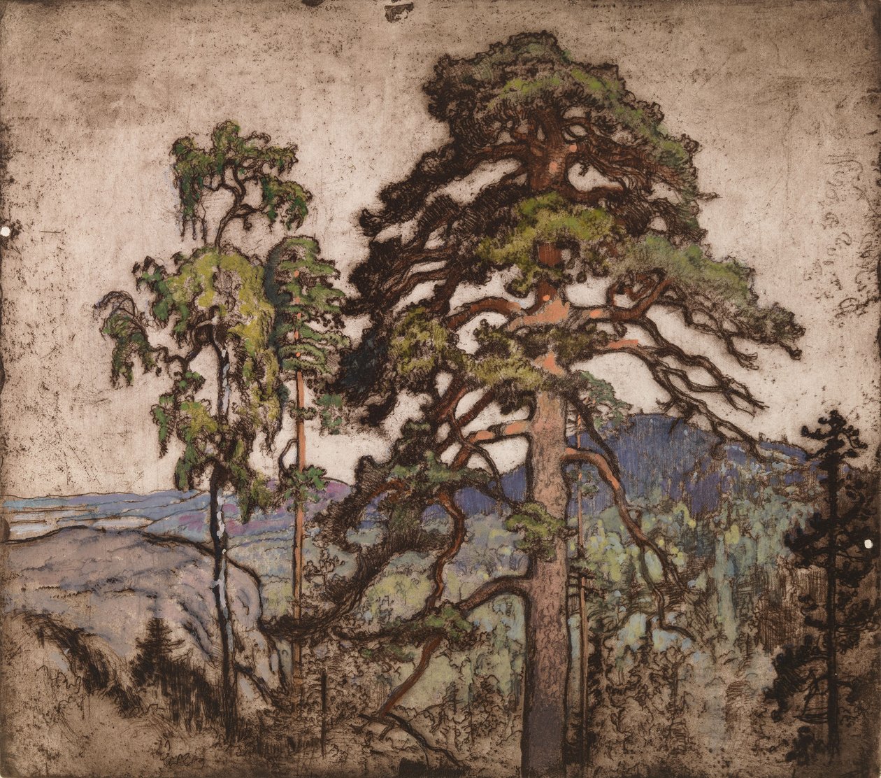 Udsigt fra Koli af Eero Järnefelt