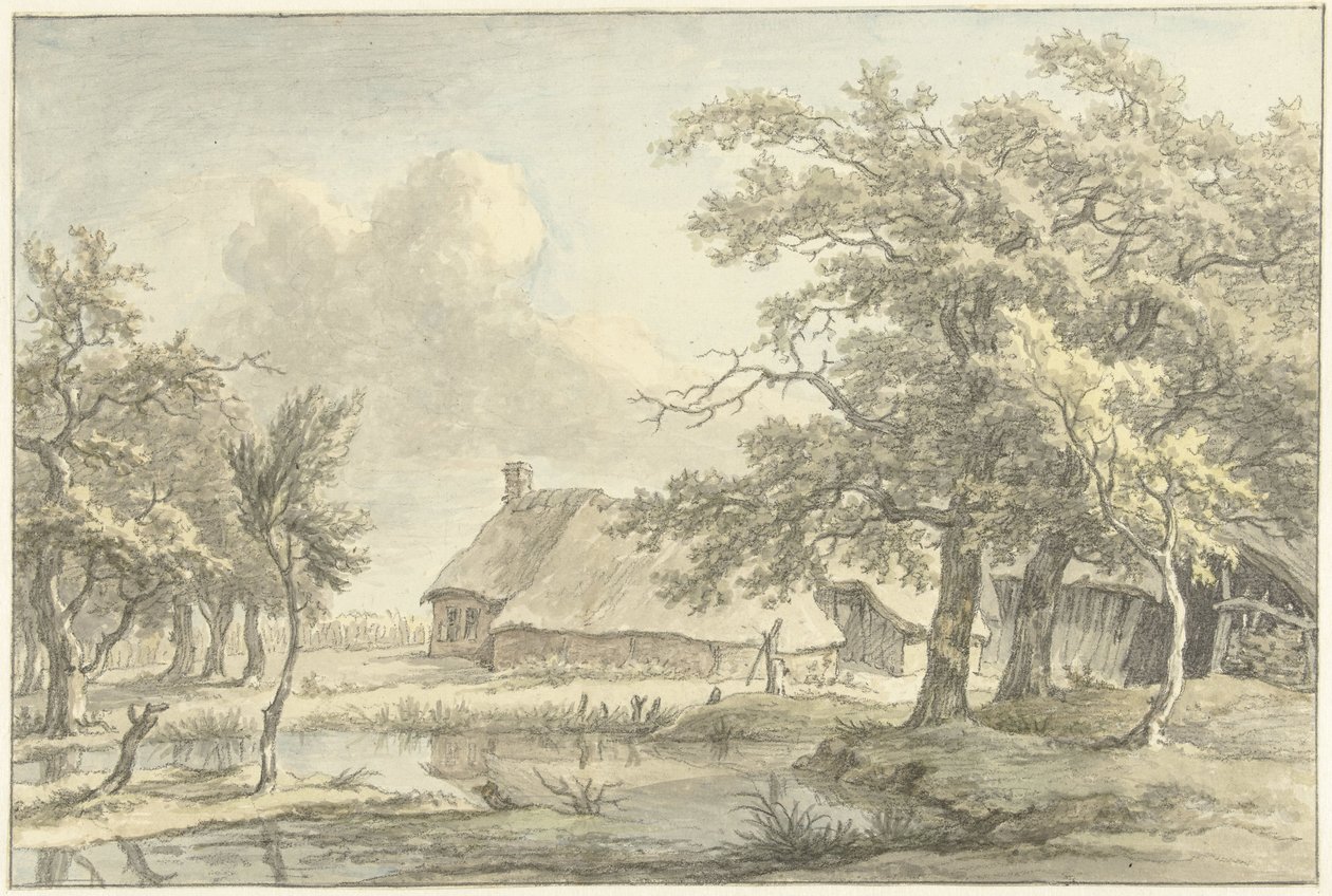Gård i Eext (Drenthe) af Egbert van Drielst