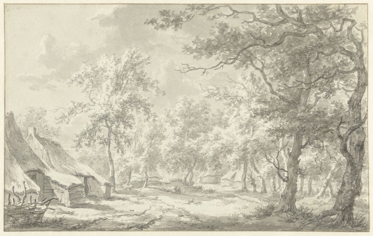 Gårde i Eext (Drenthe) af Egbert van Drielst