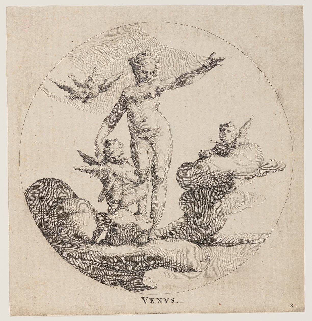 Venus, fra Tre gudinder af Egbert van Panderen