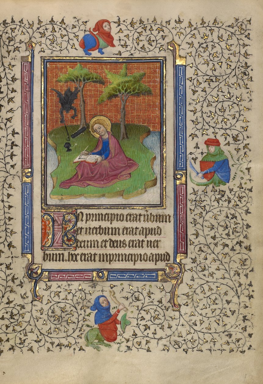 Sankt Johannes på Patmos af Egerton Master