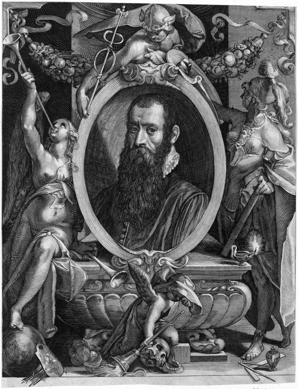 Afbildet person: Pieter Bruegel (I) af Aegidius Sadeler or Saedeler