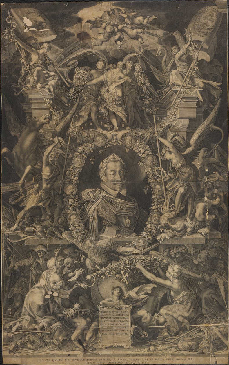 Kejser Matthias af Tyskland Og i Tyskland af Aegidius Sadeler or Saedeler