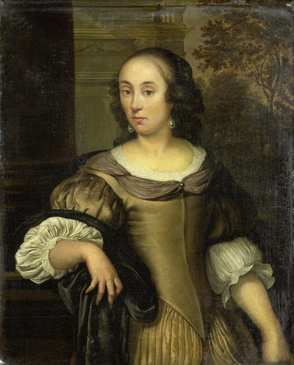 Portræt af en ung kvinde af Eglon van der Neer