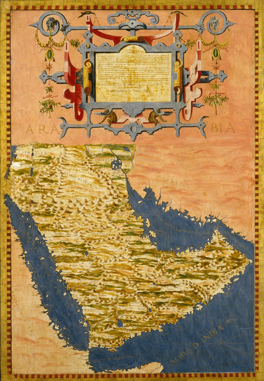 Den arabiske halvø af Ignazio Danti