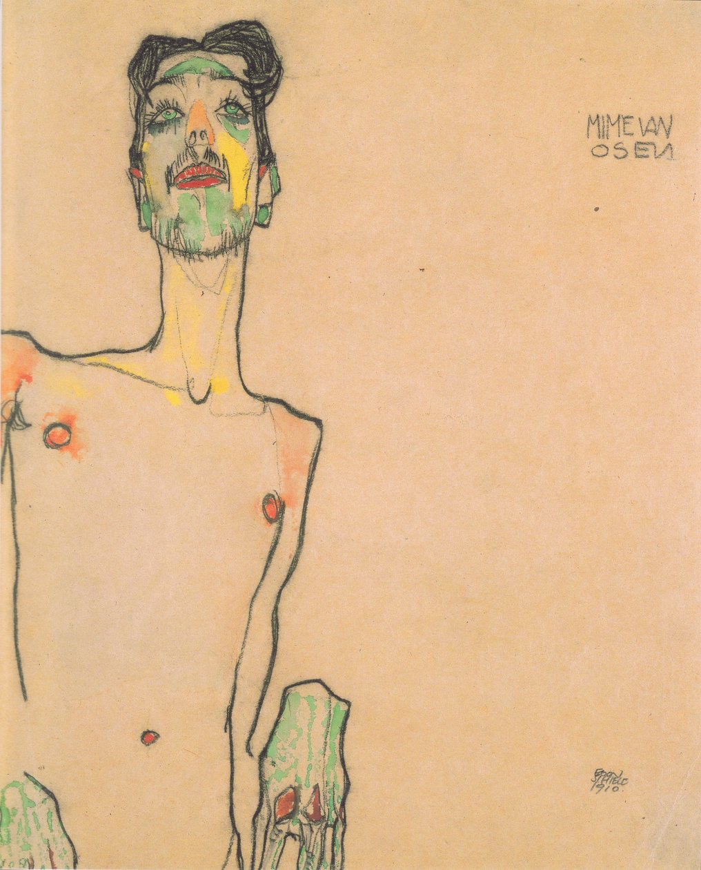 Mime van Osen af Egon Schiele