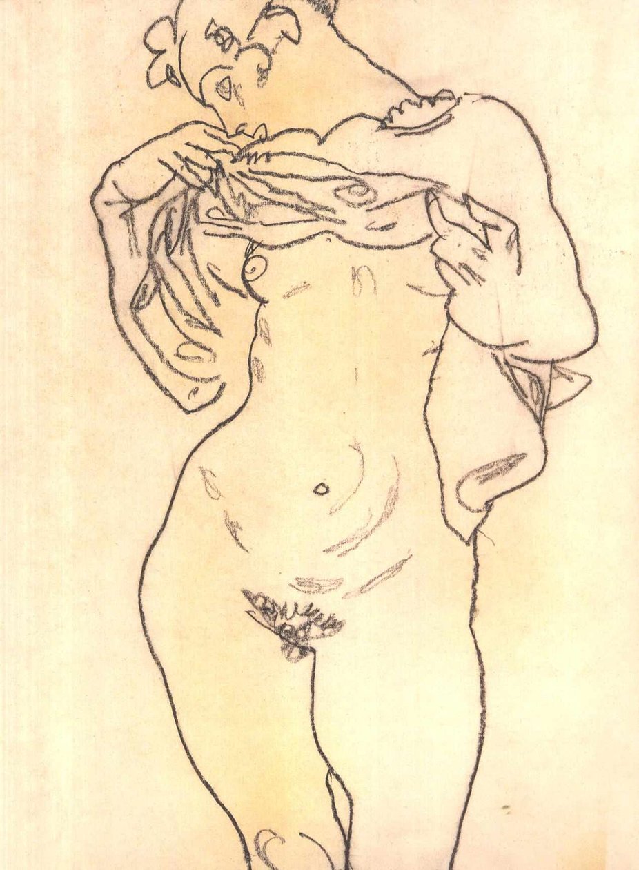 Akt af Egon Schiele