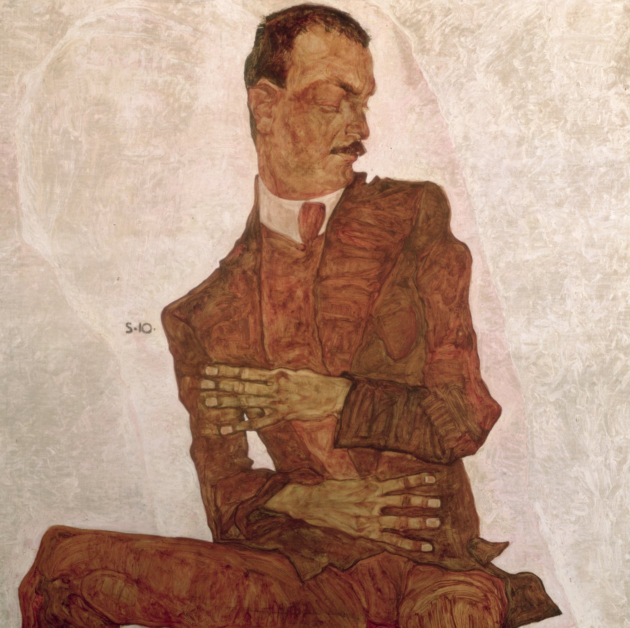 Arthur Rössler, 1910 af Egon Schiele