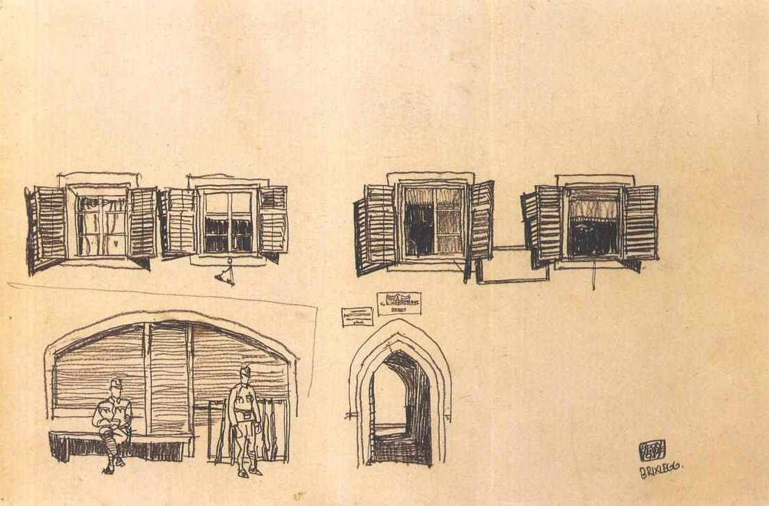 Filial Brixlegg der k u k Konsumanstalt af Egon Schiele