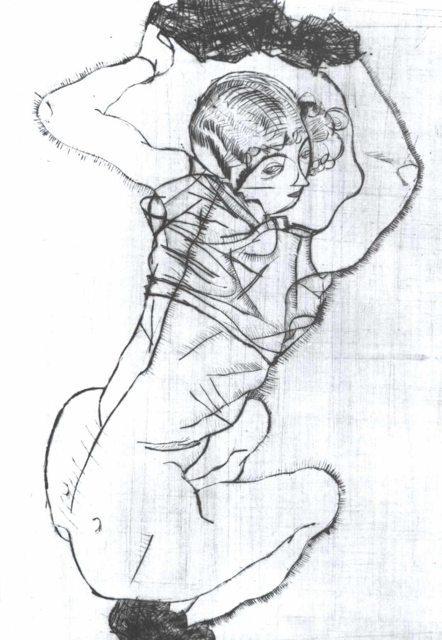 Hængende af Egon Schiele