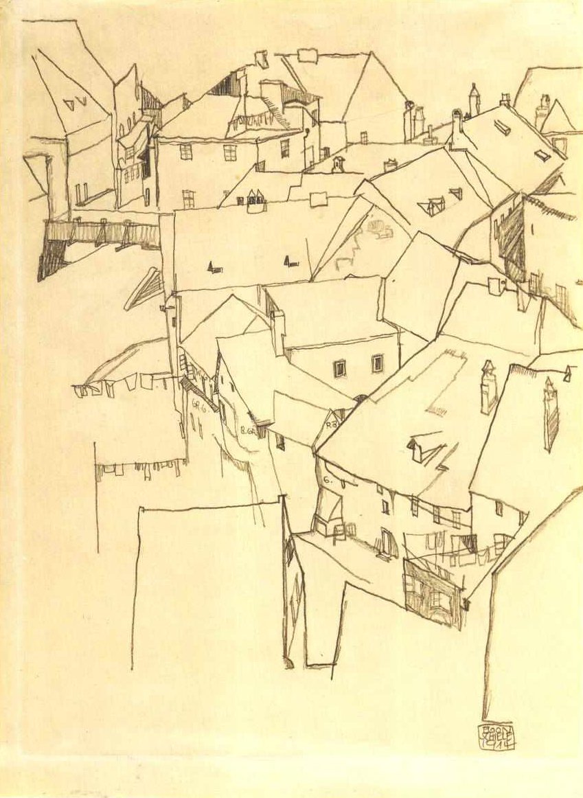 Český Krumlov distrikt af Egon Schiele