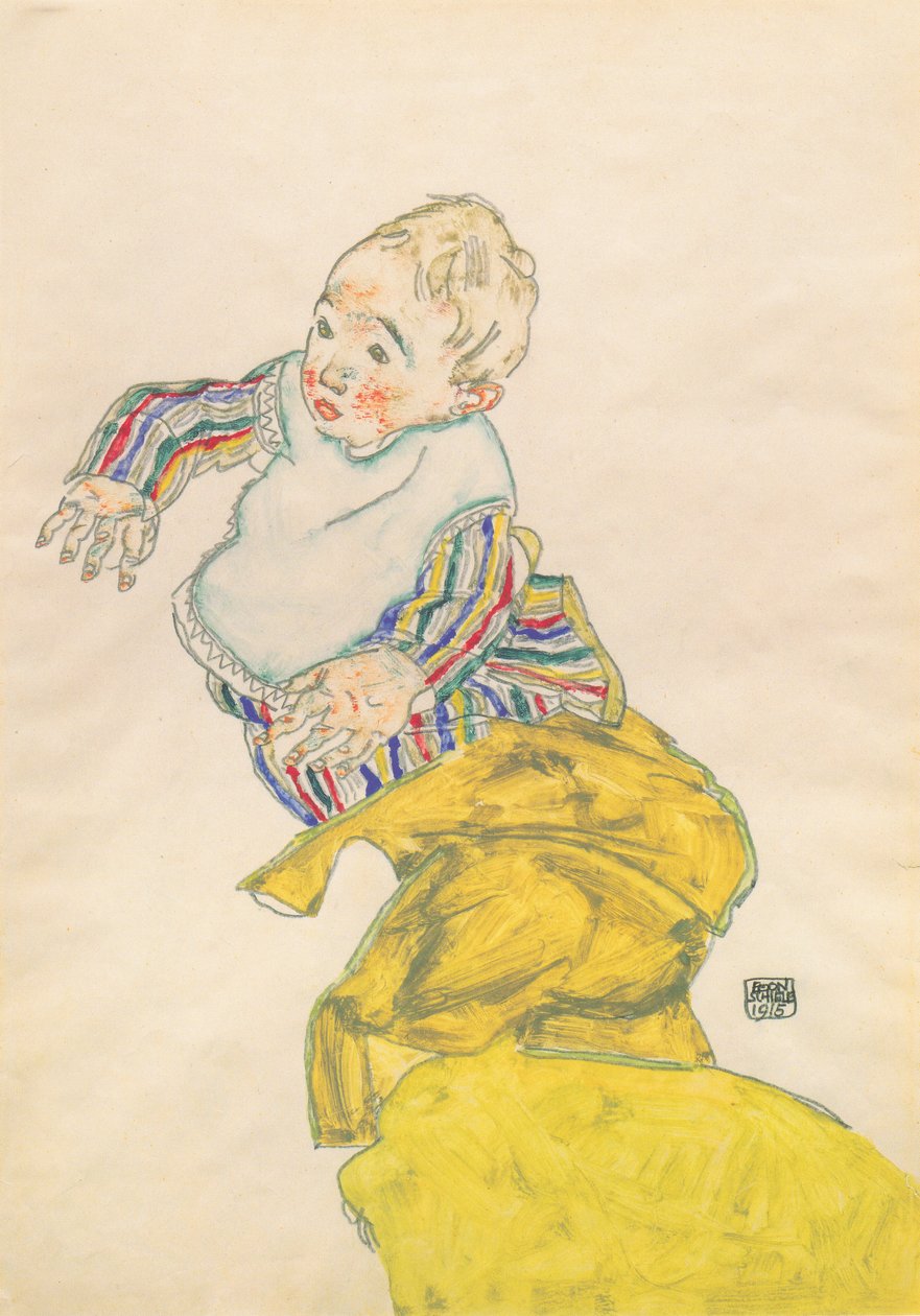 Schieles nevø, Anton Peschka af Egon Schiele