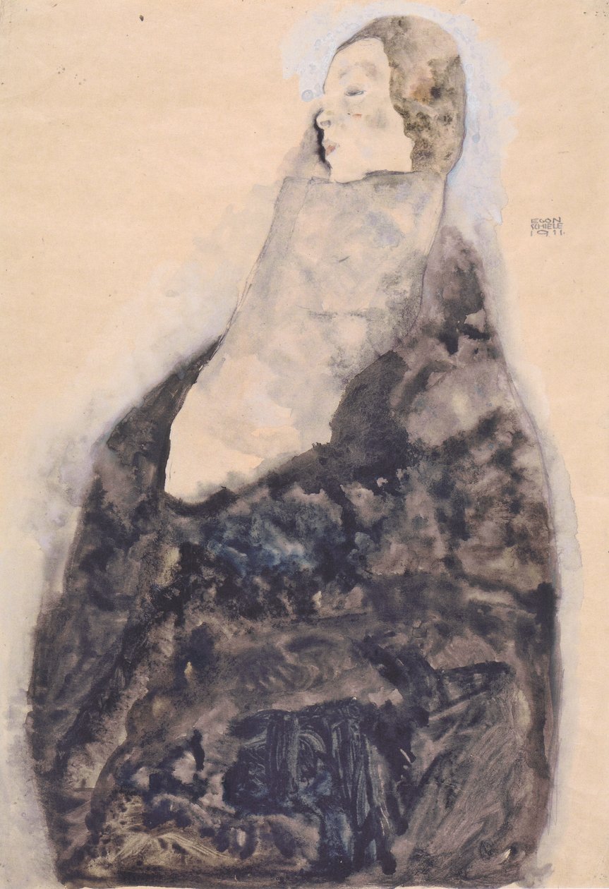 Sovende af Egon Schiele