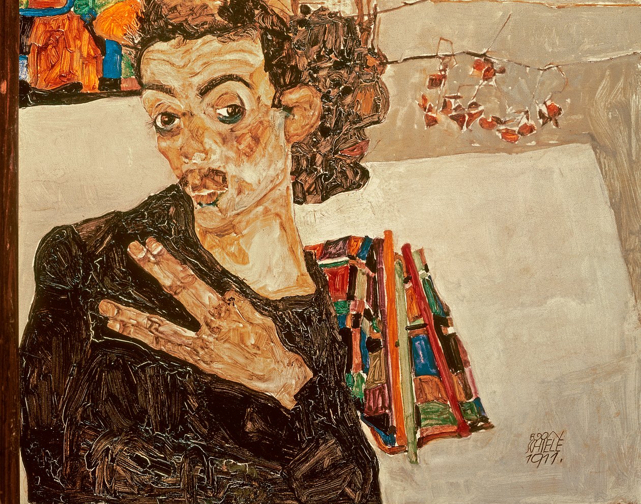 Selvportræt, 1911 af Egon Schiele