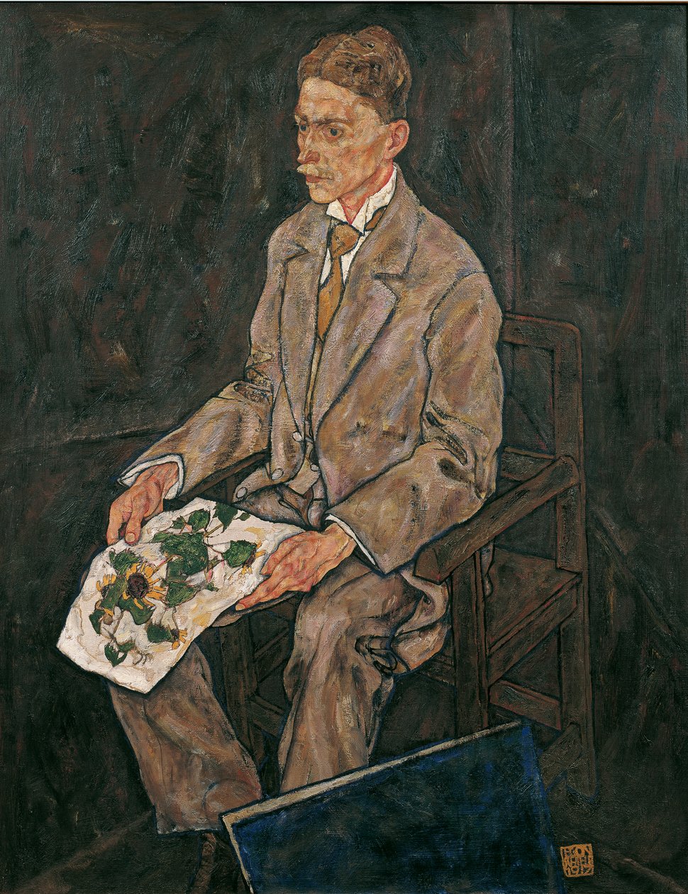 portræt dr Franz Martin Haberditzl af Egon Schiele
