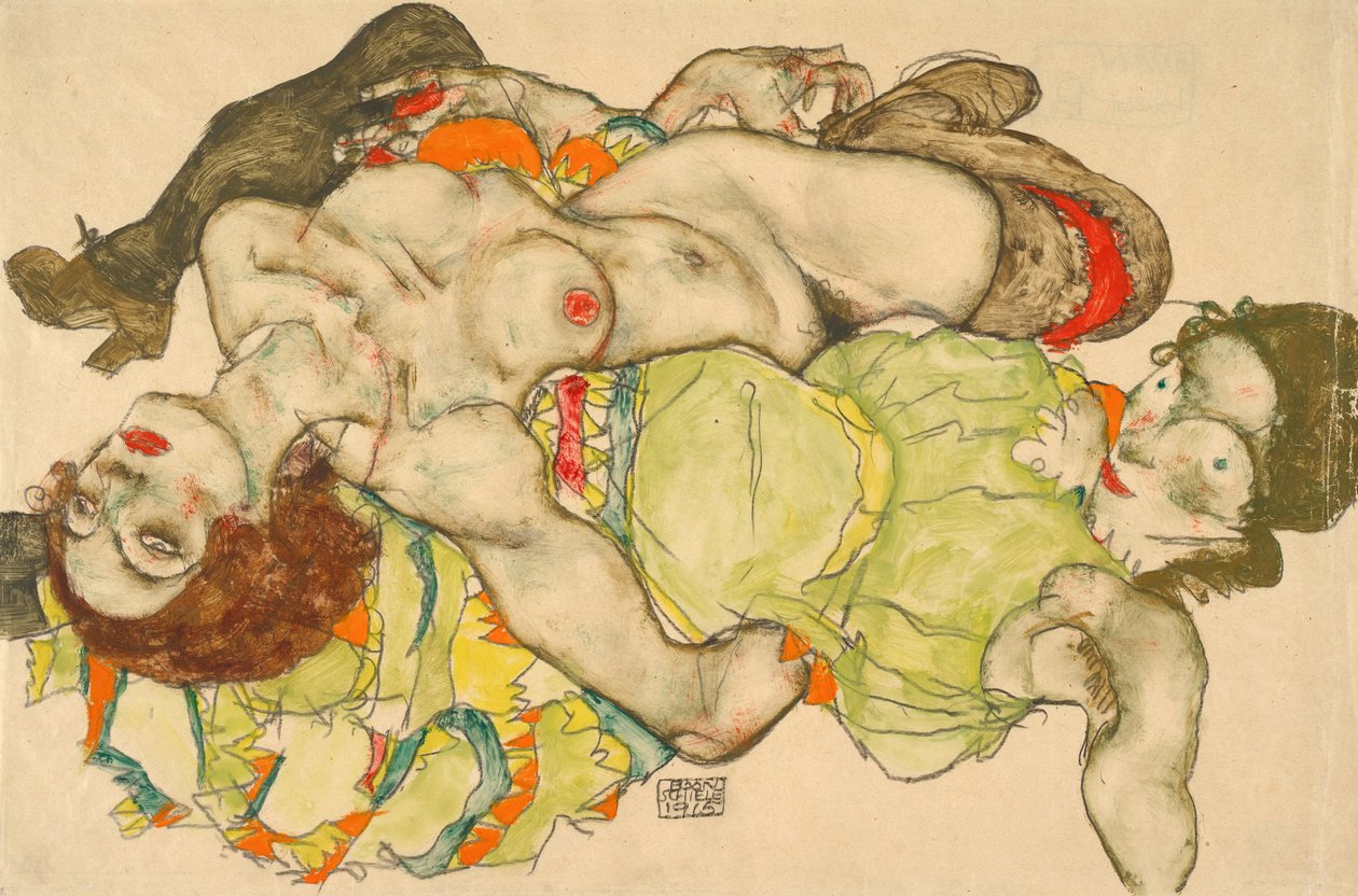 Kvindelige elskere af Egon Schiele