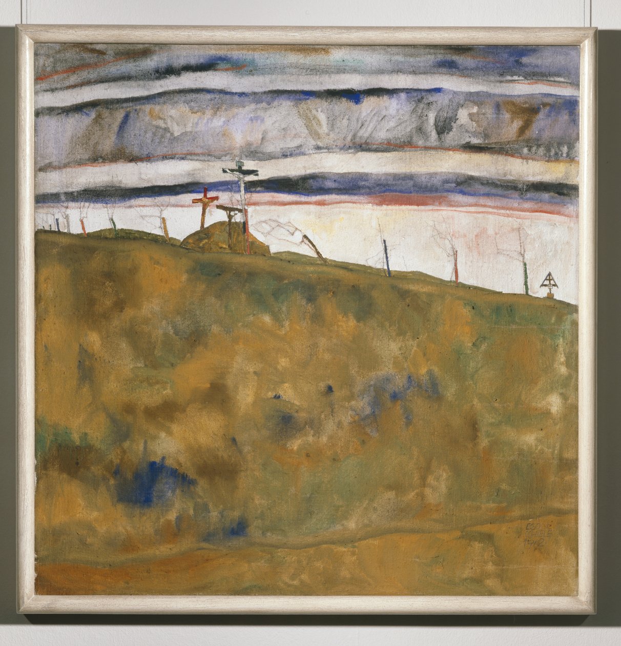 Kalvarienberg (maleri på lærred) af Egon Schiele