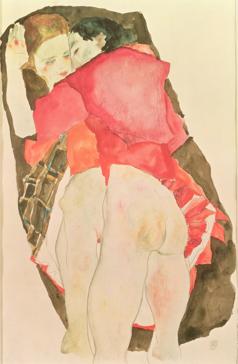 Elskere af Egon Schiele