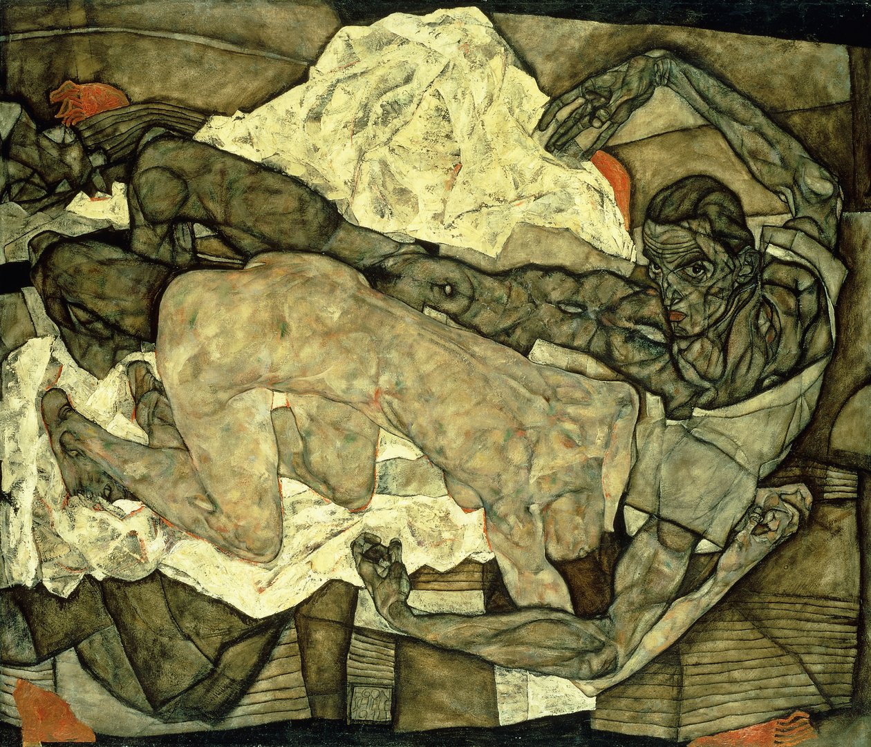Elskere af Egon Schiele