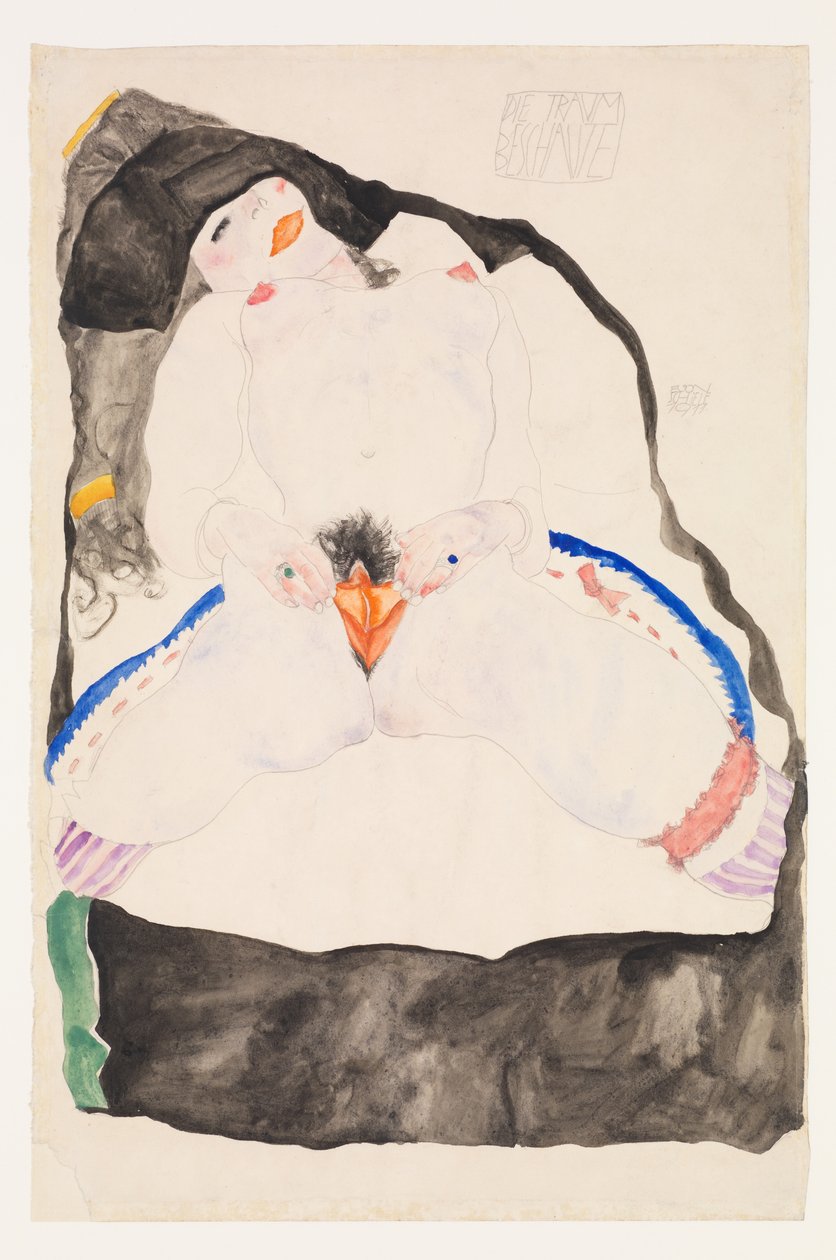 Observeret i en drøm, 1911. af Egon Schiele