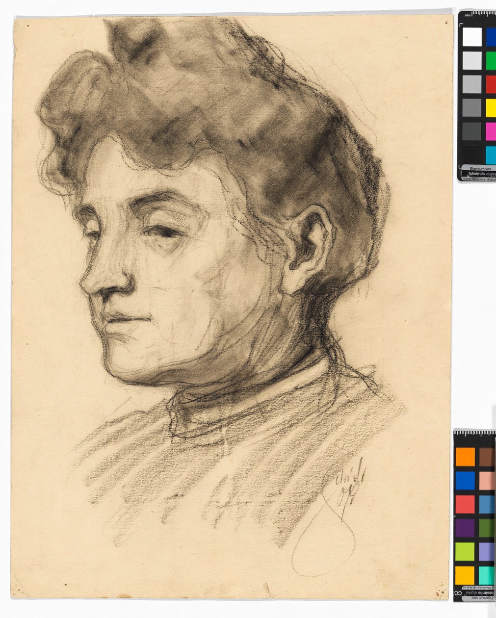 Portræt af Marie Schiele af Egon Schiele
