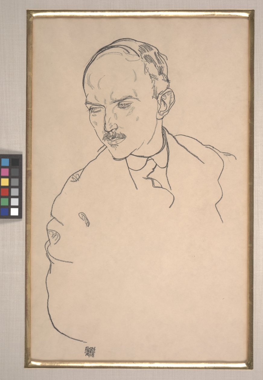 Portræt af Guido Arnot af Egon Schiele