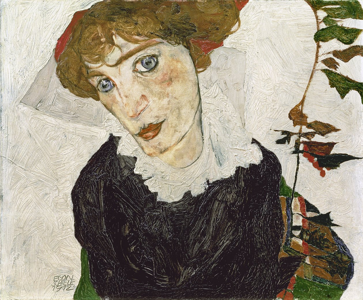 Portræt af Wally Neuzil, 1912 af Egon Schiele