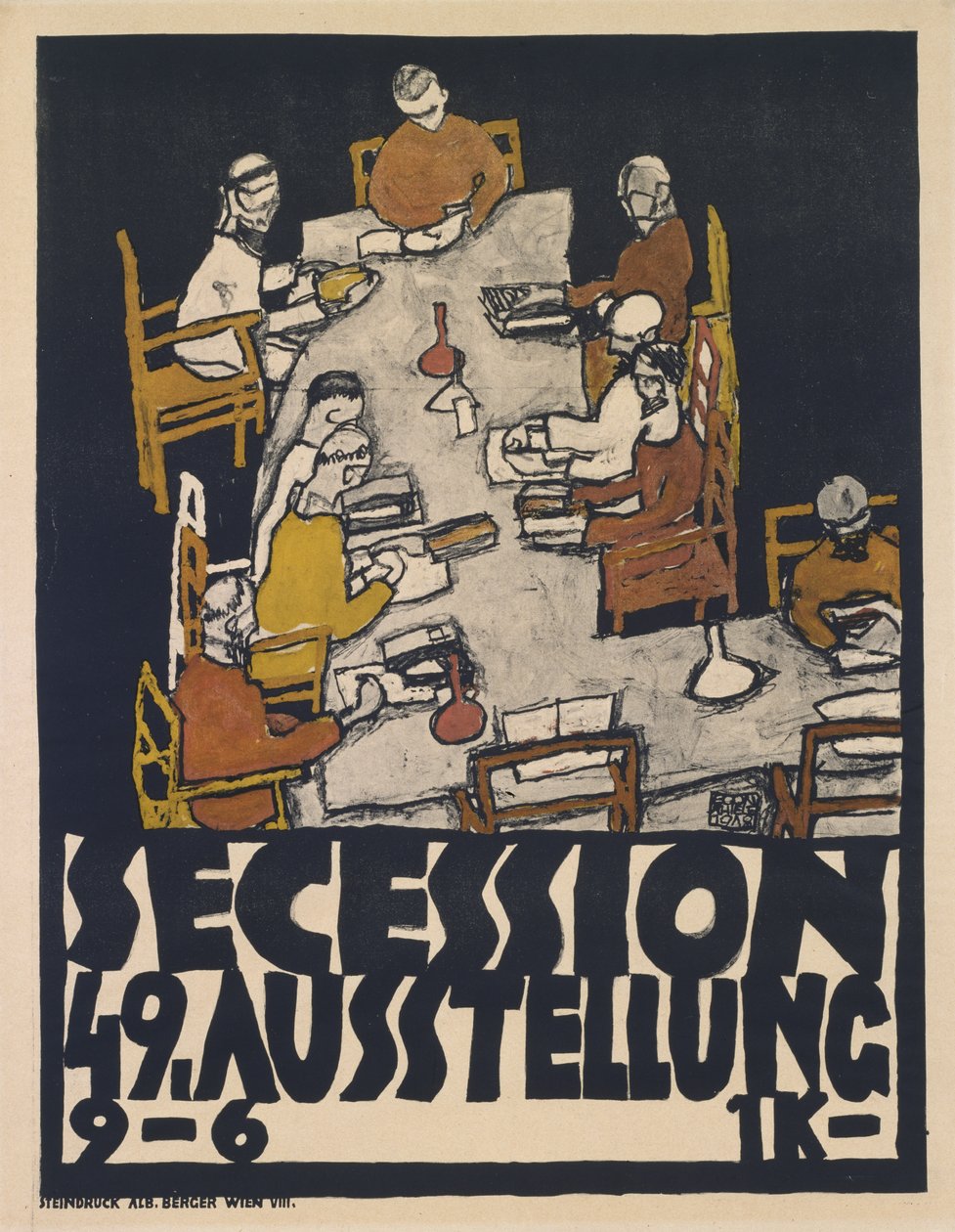Secession 49. Ausstellung (Scession 49. Udstilling), 1918 af Egon Schiele