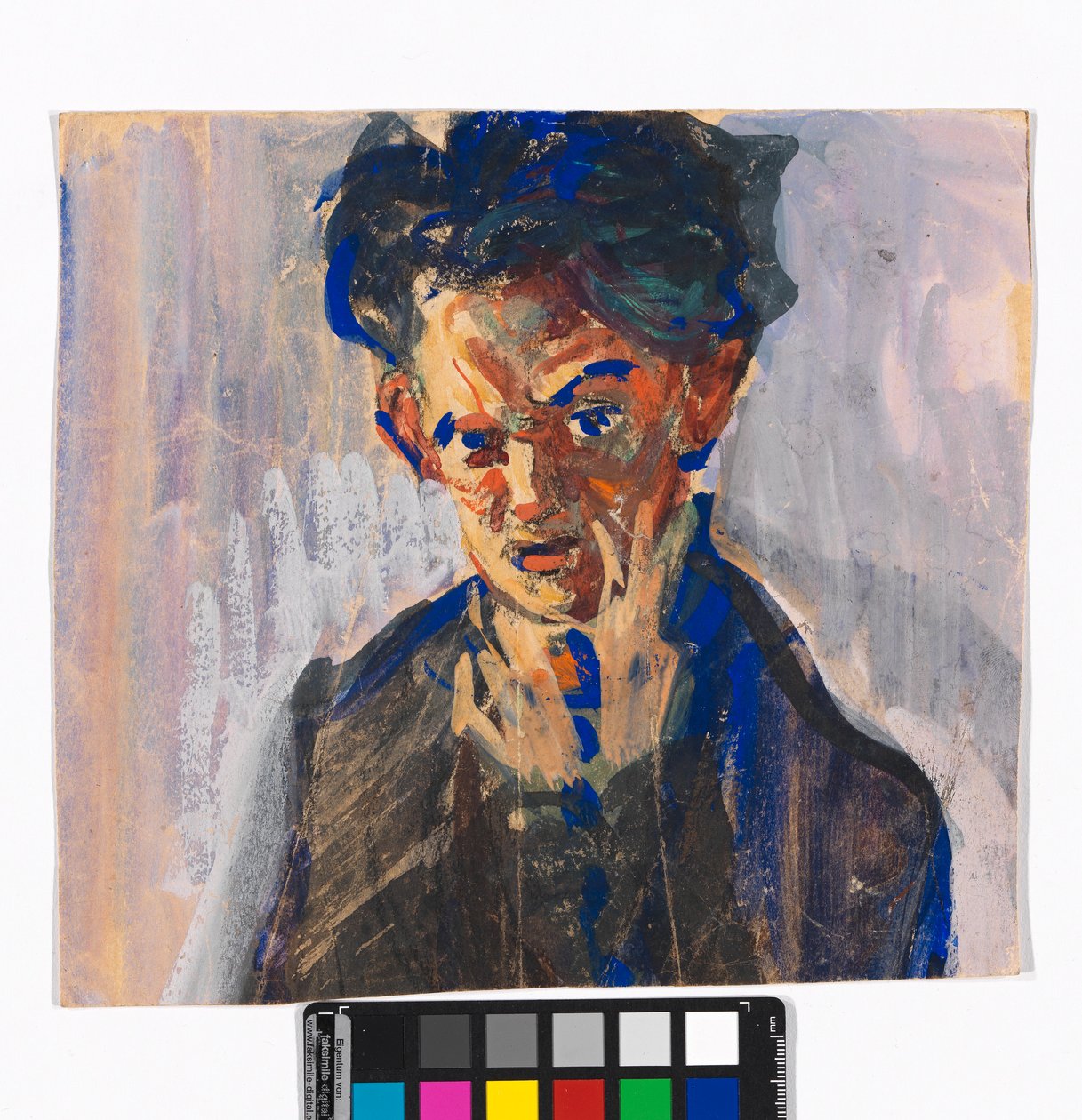 Selvportræt af Egon Schiele