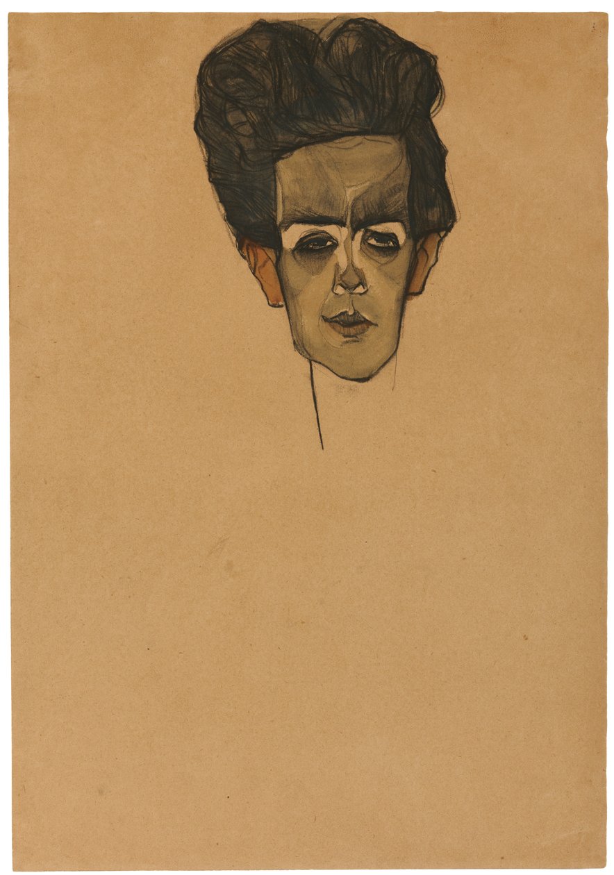 Selvportræt, 1910 af Egon Schiele
