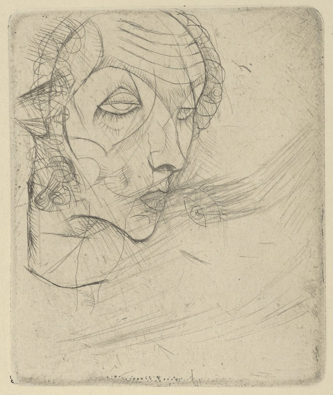 Selvportræt, 1914 af Egon Schiele