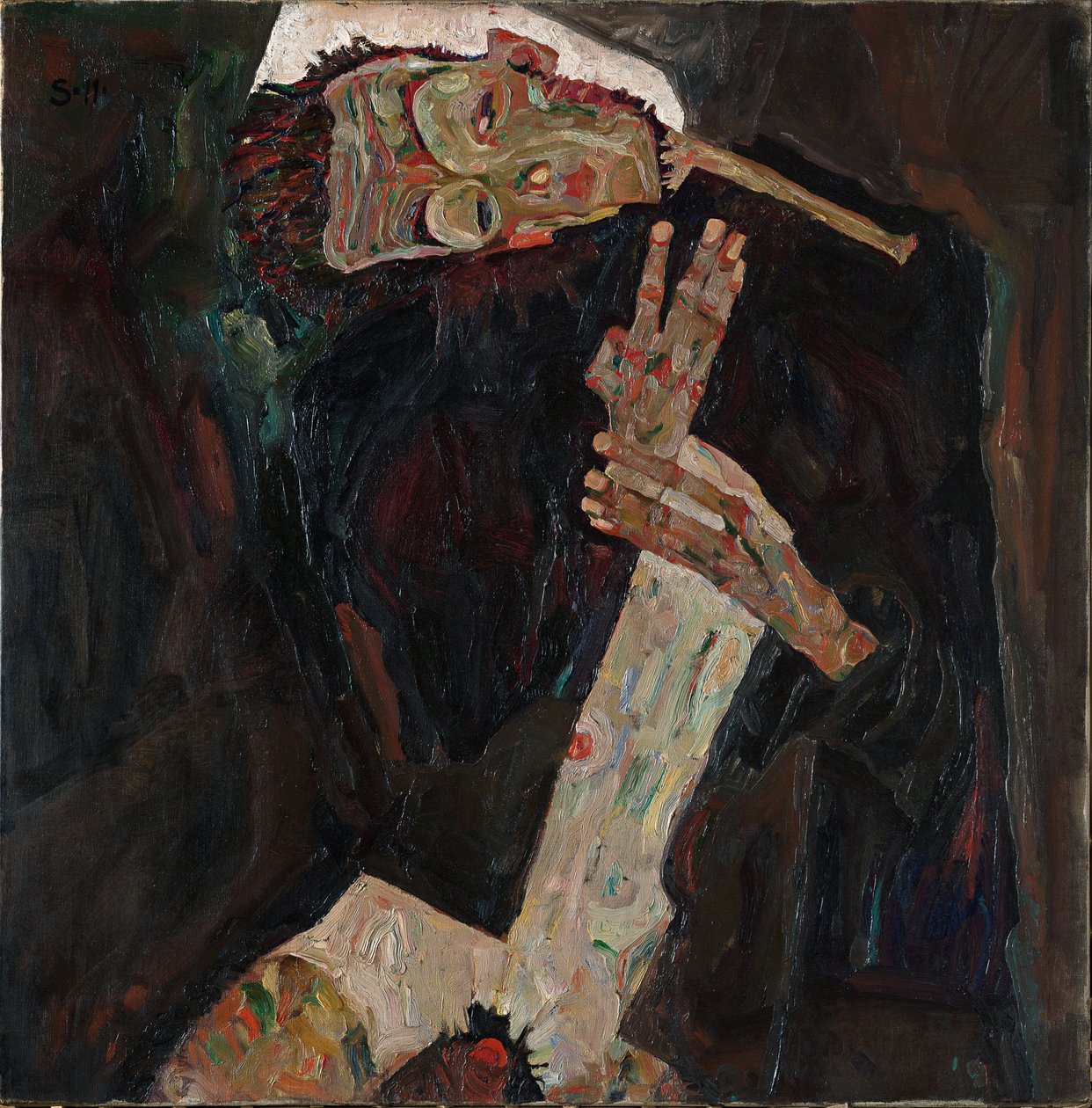 Tekstforfatteren, 1911 af Egon Schiele