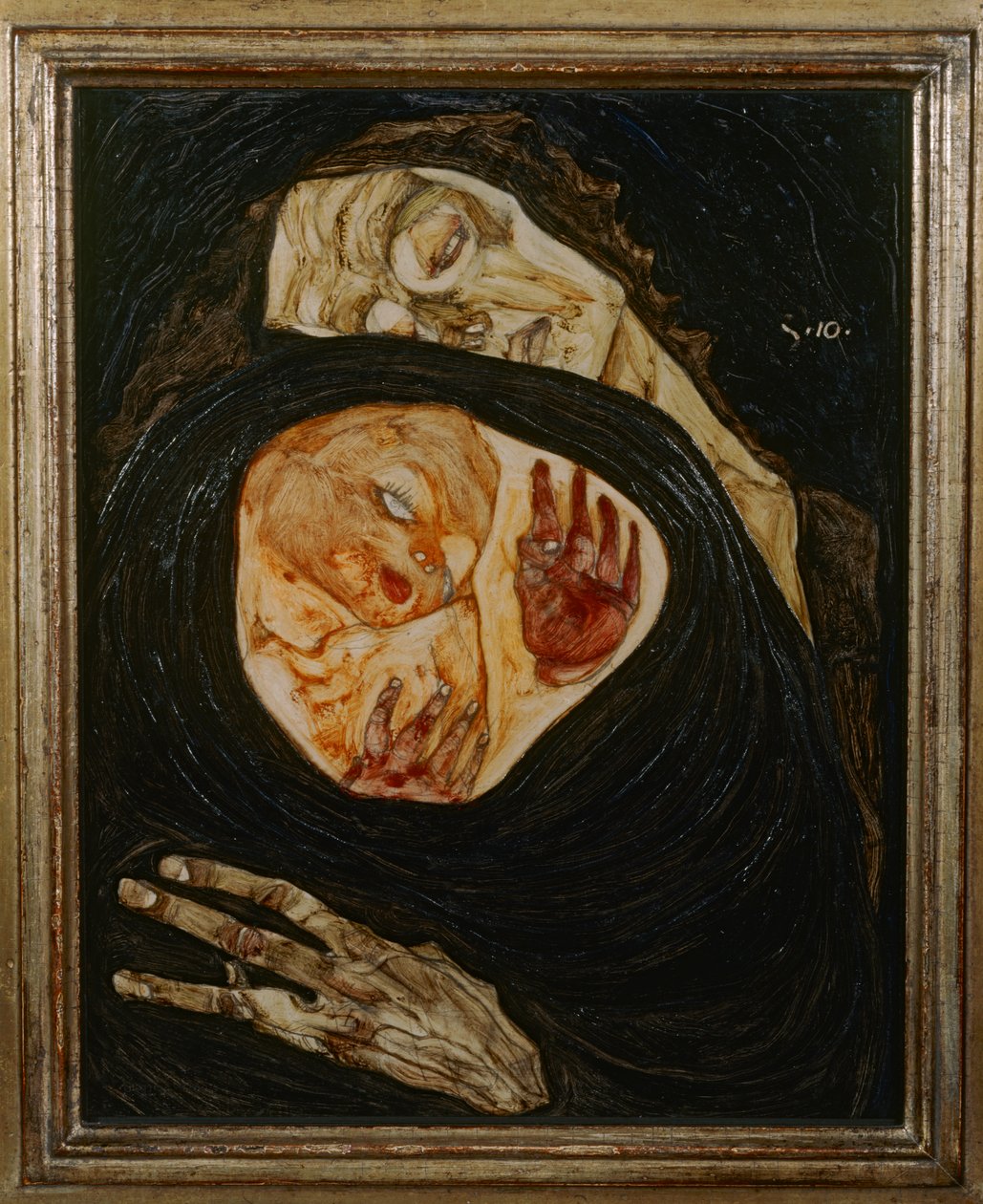 Død mor I af Egon Schiele