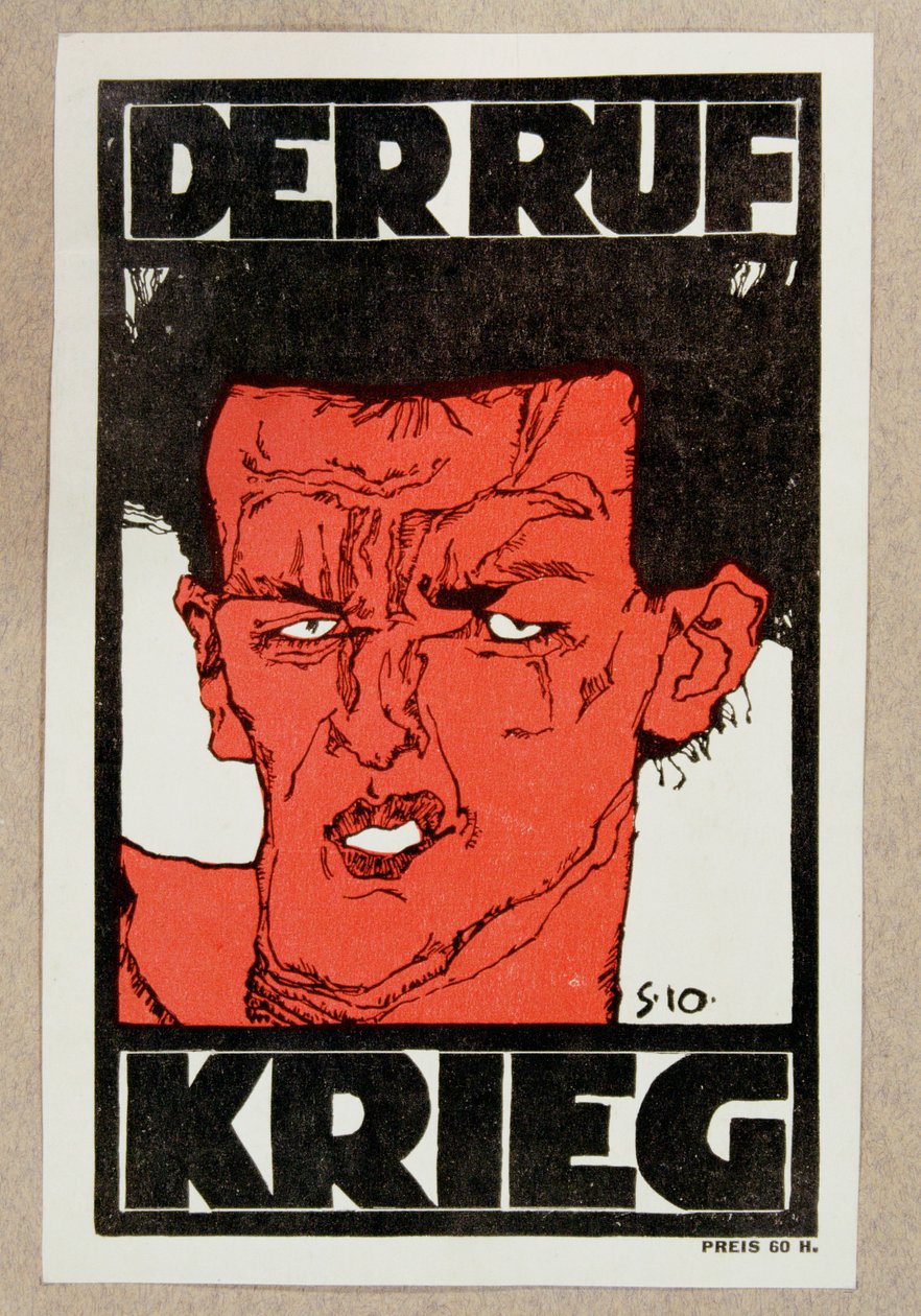 Omslag (med et selvportræt af ... af Egon Schiele