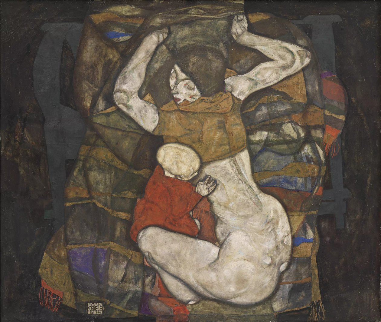 Ung mor, 1914. af Egon Schiele