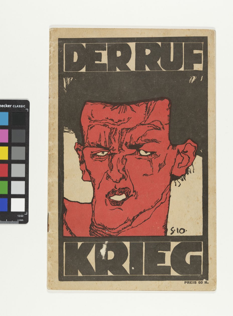 Zeitschrift "Der Ruf" - Sonderheft "Krieg" af Egon Schiele