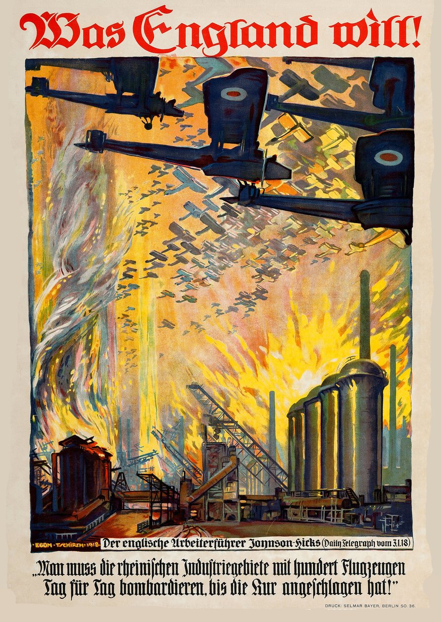 Hvad England vil!, 1918. af Egon Tschirch