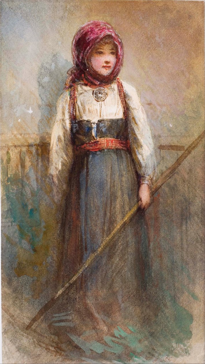 uden titel (norsk pige) af Egron Sellif Lundgren