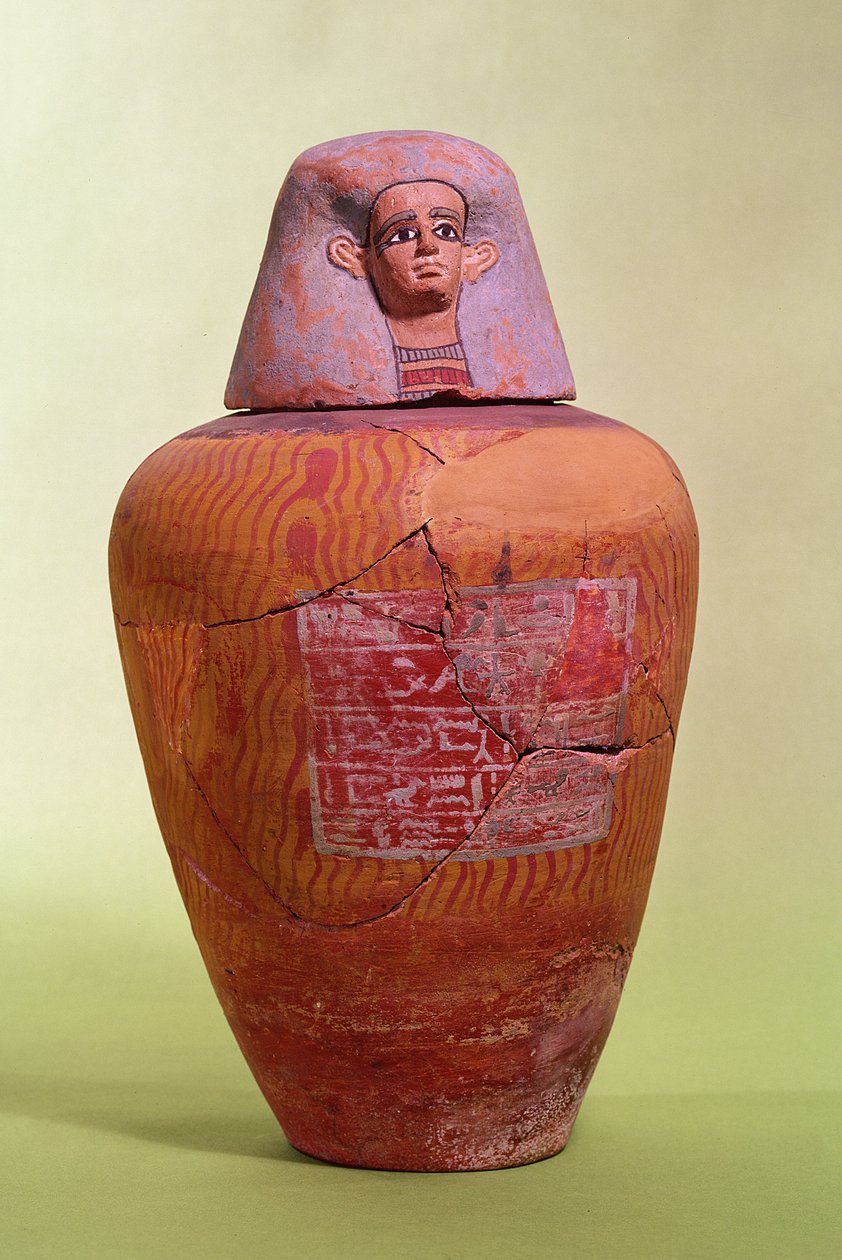 Canopic krukke, Abydos (keramik) af Egyptian