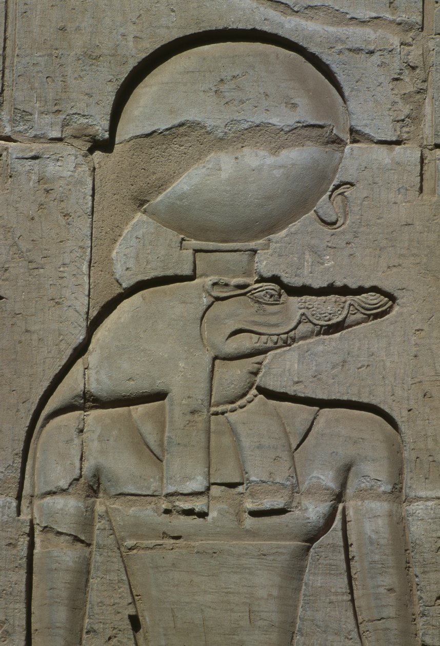 Detalje af et relief, Sobek-sten af Egyptian