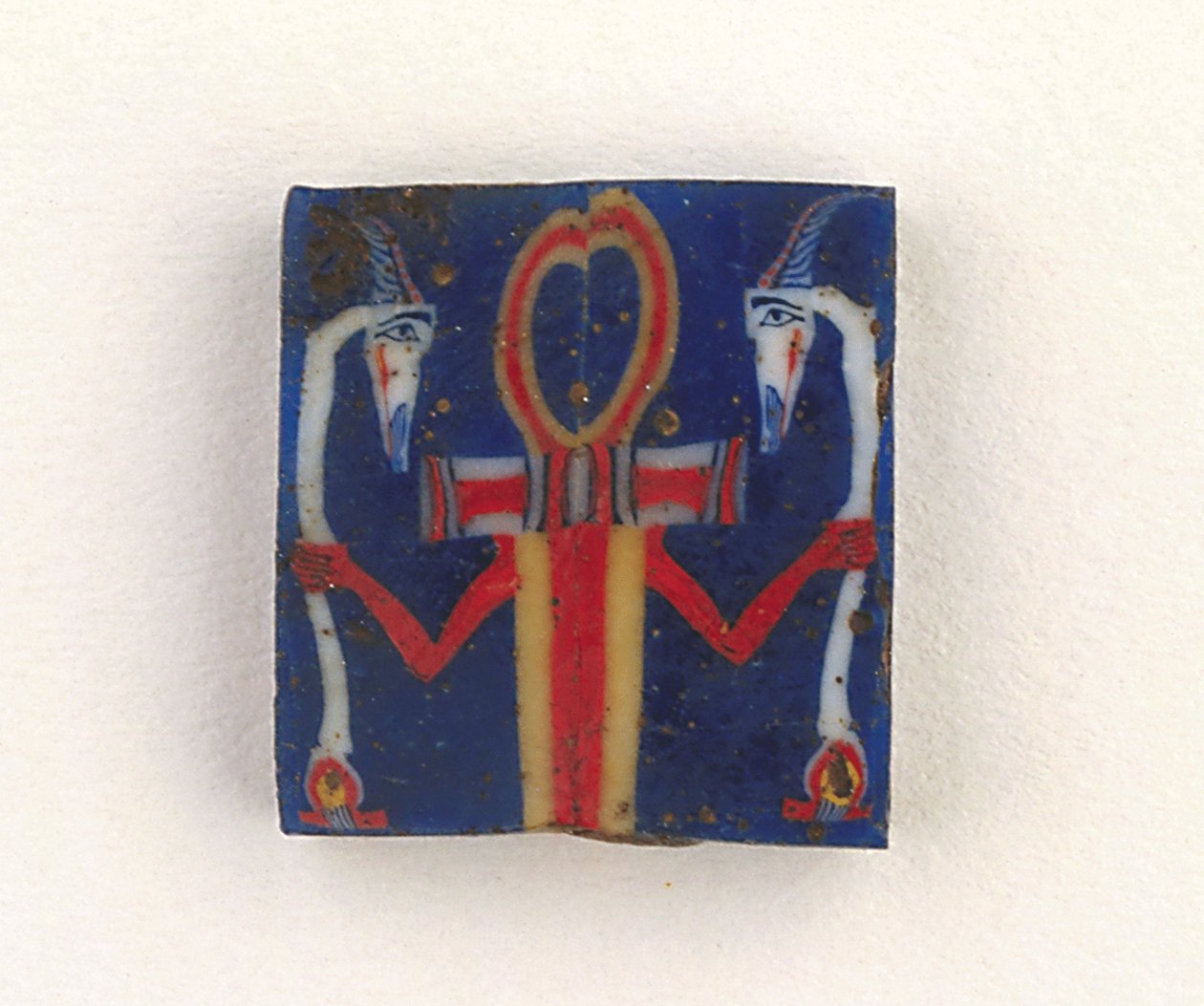 Plaque, ptolemæisk periode til romersk periode, 100 f.Kr.-100 e.Kr. (glas) af Egyptian