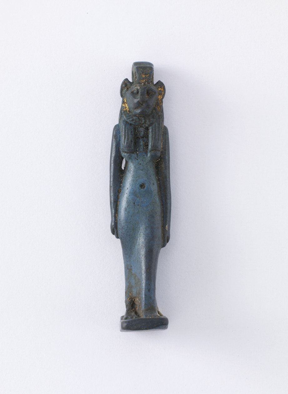 Stående figur af Sakhmet (reproduktion) (fajance) af Egyptian