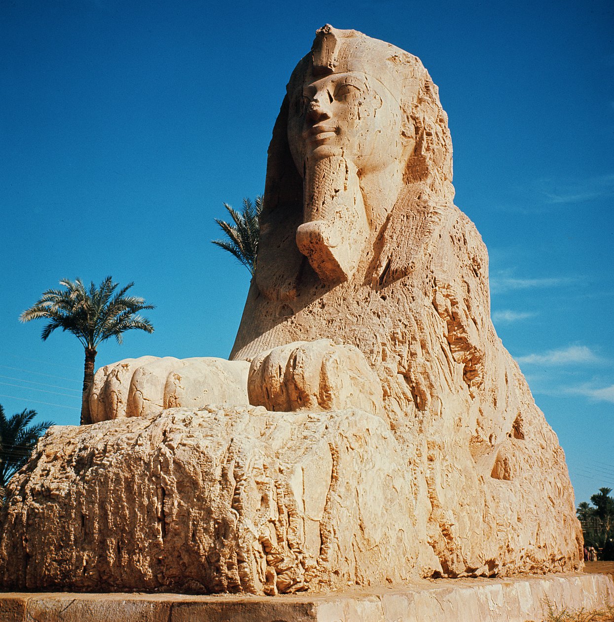 Alabaster Sphinx, New Kingdom, sandsynligvis fra Amenhotep II