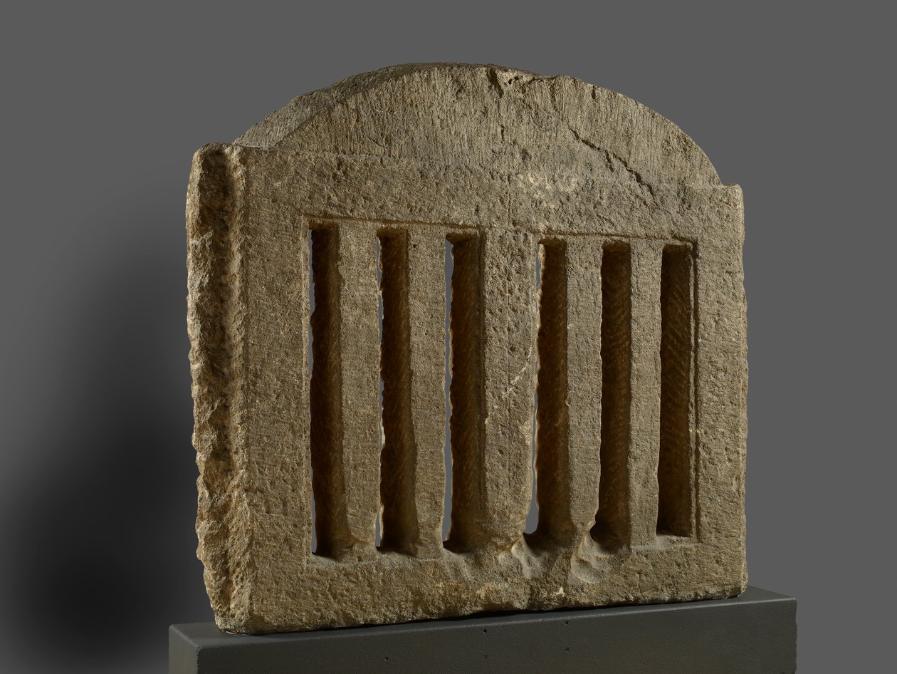 Window Grill, Amarna, 1300-tallet f.Kr. (se også 419814) af Egyptian 18th Dynasty