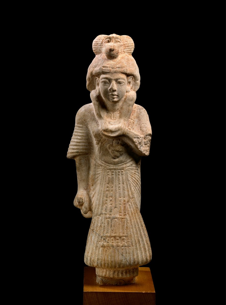 Skriver og Thoths præst bærer en bavian, fra Ashmunein antikke Hermopolis Nyt Rige, XIX dynasti 1307-1196 f.Kr. kalksten se også 107880 af Egyptian 19th Dynasty