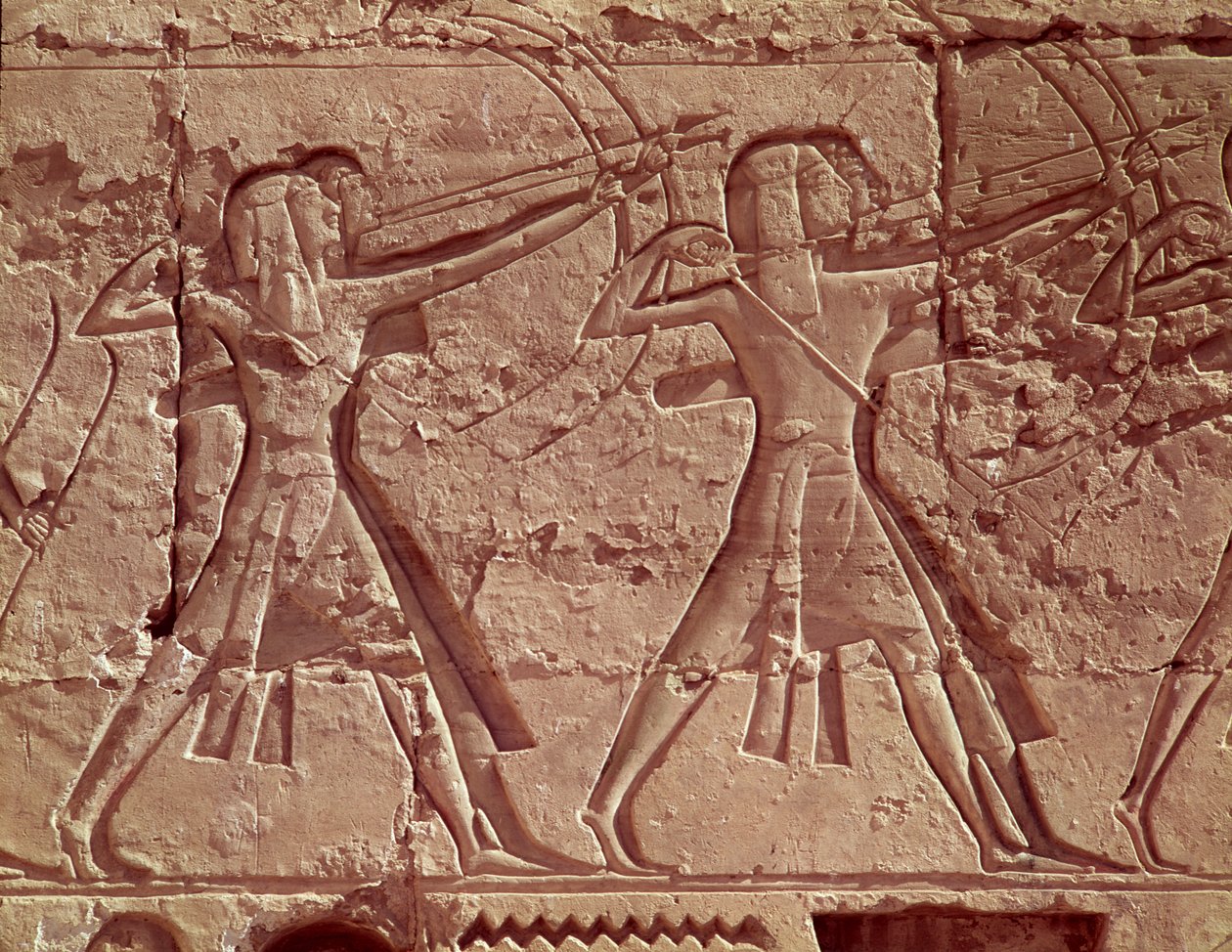 Bueskytter, detalje fra Ramses III