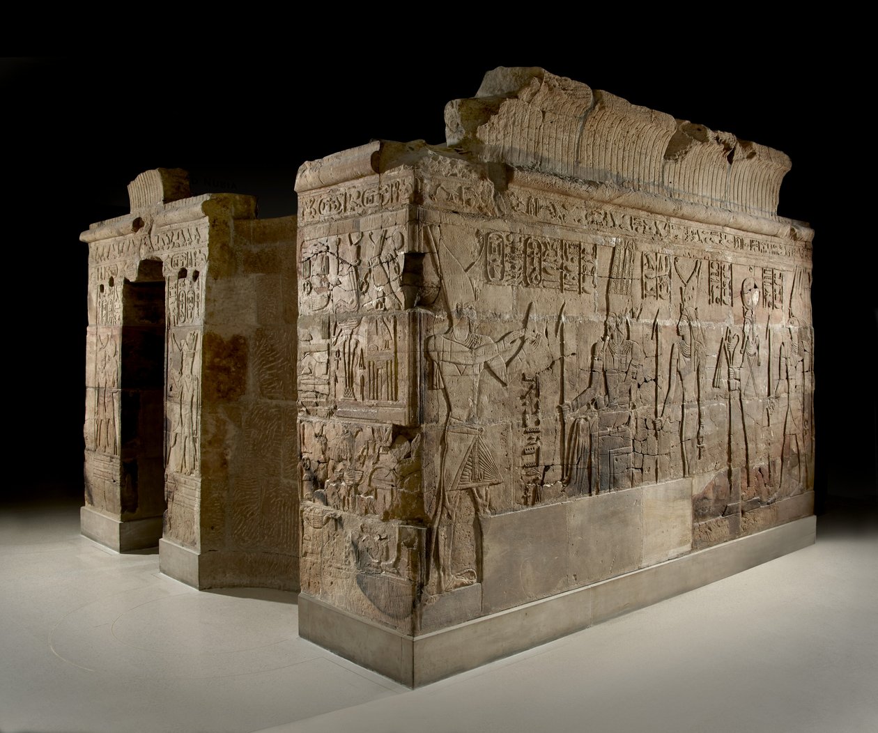 Taharqas helligdom, c.690-664 f.Kr. sandsten af Egyptian 25th Dynasty