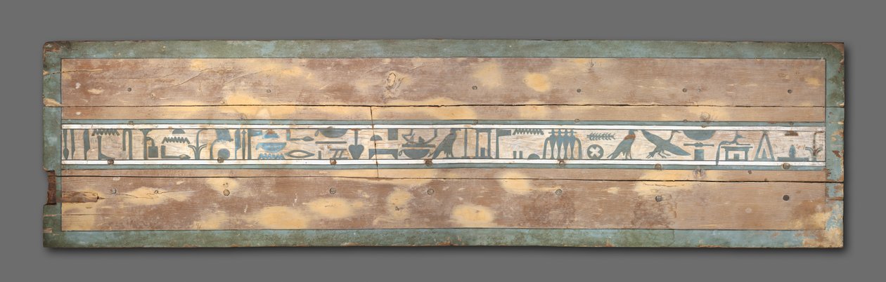 Låg på kisten fra Senbi, Mellemriget, ca. 1918-1859 f.Kr af Egyptian 12th Dynasty