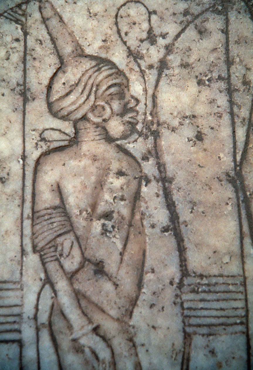 Nubisk fange, nødhjælp egyptisk civilisation af Egyptian 12th Dynasty